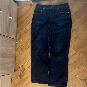 Zara Blue Straight Leg Jeans Classic Denim